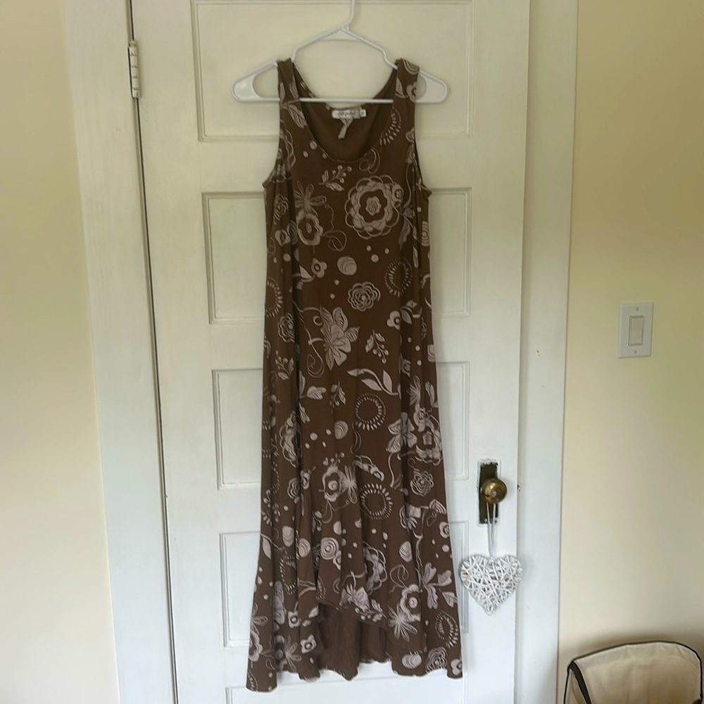 Cuddly cotton maxi dress